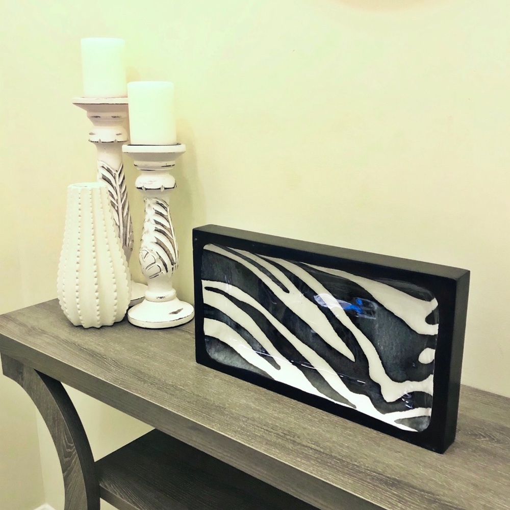 Eightmood Zeewild Zebra Print Tray